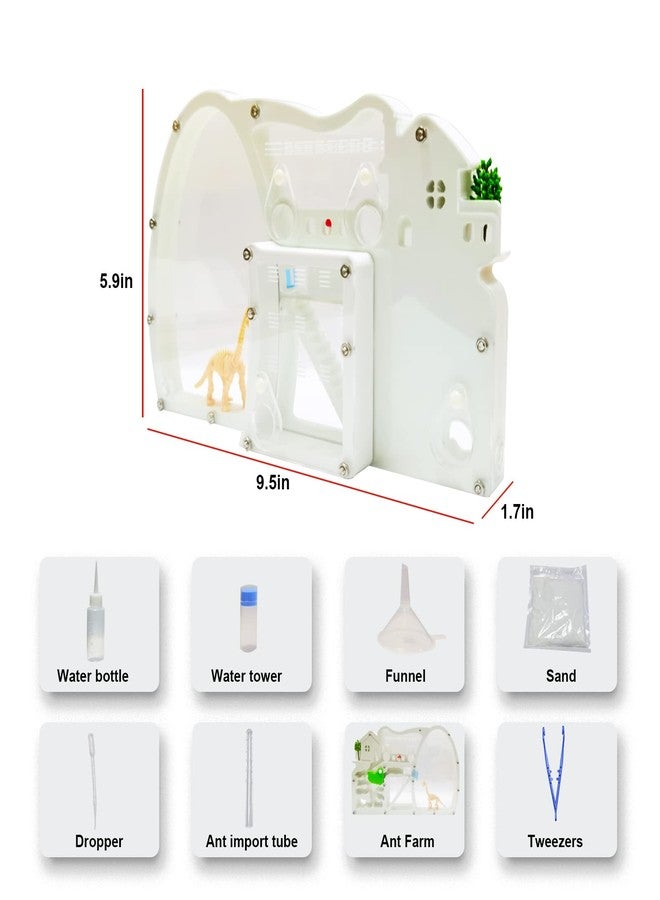 EXBEPE Large Sand Ant Farm Castle,Ant Habitat with Dinosaur Digging to Study Ant Colony Ecosystem Behavior,Science Educational Gift for Kids - Image 5